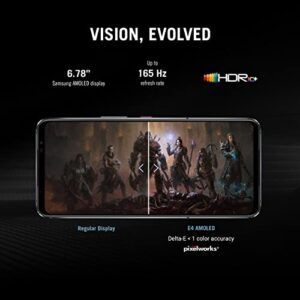 ASUS ROG Phone 6 Diablo Immortal Edition Cell Phone, 6.78” FHD+ 2448x1080 165Hz, 6000mAh Battery, 50MP/13MP/5MP Camera, 12MP Front, 16GB RAM, 512GB Storage, 5G LTE Unlocked Dual SIM, AI2201-16G512G-DB