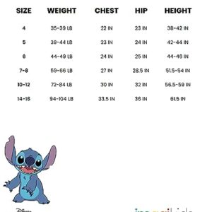 Disney Lilo & Stitch Little Girls Cosplay Tank Top Dolphin Active and French Terry Shorts 7-8