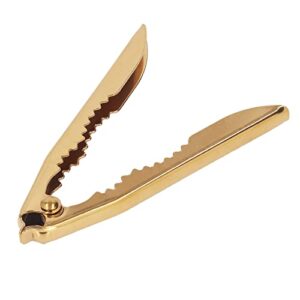 TOPINCN Gold Crab Cracker Non Slip Robust Stainless Steel Nutcracker Chestnut Walnut Opener Clip for Kitchen