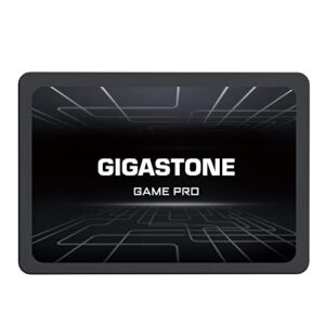 gigastone sata ssd 1tb ssd 2.5 game pro 3d nand internal ssd slc cache boost speed 540mb/s, internal solid state drives upgrade storage for pc ps4 laptop ssd hard drives sata iii 6gb/s 2.5”/7mm