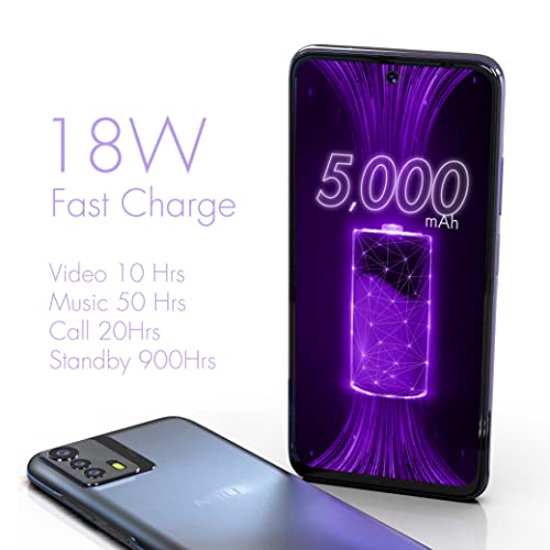 NUU B20 5G | 2023| Unlocked | US Warranty| 6.5” FHD+ Display | 90Hz Refresh Rate | 48MP Triple Camera | 128GB + 8GB RAM | 5000mAh Battery | 18W Fast Charge | Android 12 | Daydream Purple