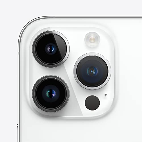 Apple iPhone 14 Pro Max, 256GB, Silver - Unlocked (Renewed)