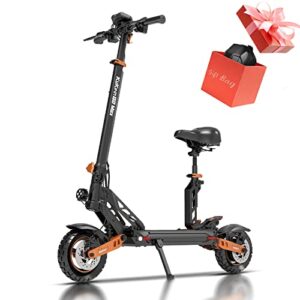 kukirin g2 max electric scooter with seat, powerful 1000w motor, 35 mph max speed, 50 miles range, 48v/20ah large capacity battery, dual brake folding fast e scooter for adult (g2max/1000w/20ah)