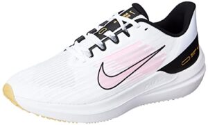 nike women's zoom winflo 8 prm running trainers da3056 shoes, white/pink spell-black, 8.5
