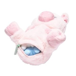 Snug A Babies Pig Stuffed Animal - Mommy Pig Stuffed Animal with 4 Baby plushie Piggies, Fluffy Farm Animal Toy- Squishy Guinea Piglet Stuffed Animal Gift for Kids - Ideal Gifts for Girls