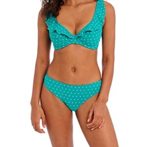 Freya Jewel Cove High Apex Underwire Bikini Top with J Hook (7230),34DD,Marine