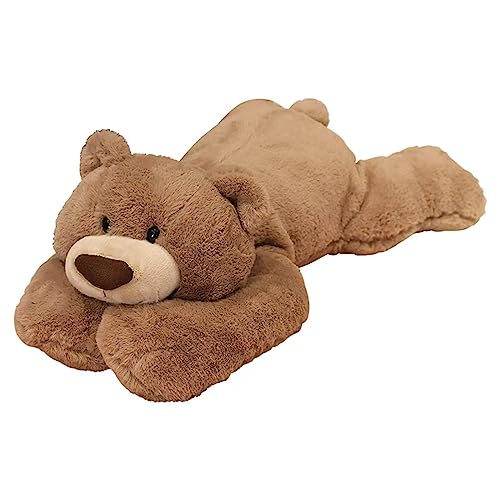 GHTMONY Teddy Bear Stuffed Animals Plushies, Soft Cuddly Stuffed Plush Brown Bear Toys for Kids Toddler Girls Boys Girlfriend Best Friends Birthday