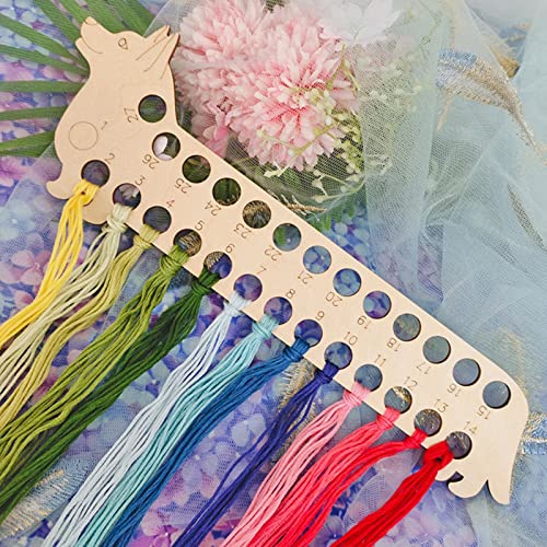 3Pcs Floss Organizer Embroidery Shelf, Cute Animal Shape Embroidery Floss Organizer,Thread Organizers for Cross Stitch Embroidery Thread Holder