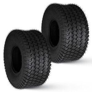 lawn mower tires 18x8.50-8 18x8.50x8 pneumatic 4ply tubeless turf tire for riding lawnmower garden tractor 188508 (2 pack)