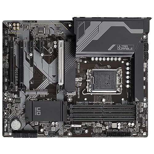 GIGABYTE Z790 UD Intel LGA 1700 ATX Motherboard, 4x DDR5 ~128GB, 3x PCI-E x16, 3x M.2, 6x SATA, 5x USB 3.2, 1x USB-C,4x USB 2.0