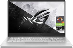 asus rog zephyrus gaming laptop 2023 newest, 15.6" fhd 144hz display, amd ryzen 7 5800hs, nvidia geforce rtx 3060 graphics, 40gb ram, 2tb ssd, bluetooth, wifi6, windows 11 home, white