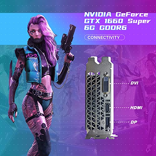 Dell Gaming PC Desktop Computer, Intel Quad Core i5 up to 3.6G, GeForce GTX 1660 Super 6G GDDR6, 16G, 256G SSD + 3TB, RGB Keyboard & Mouse, WiFi & Bluetooth 5.0, Win 10 Pro (Renewed)