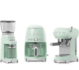 Smeg 50's Retro Drip Coffee Maker w/Extra Carafe, Pastel Green