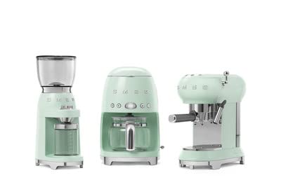 Smeg 50's Retro Drip Coffee Maker w/Extra Carafe, Pastel Green