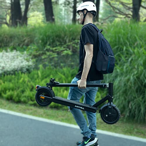 Electric Scooter for Adults and Teenagers - Upto 650W Power, Max Speed 16MPH, Max Range 16-20 Miles, Triple Braking Systems, Lightweight & Foldable E Scooter for Commuter and Travel (Black)