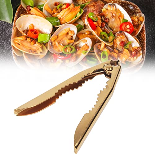 Crab Cracker,Nutcracker,Chestnut Clip,Stainless Steel Gold Nut Cracker Tool,Non Slip Robust Metal Chestnut Walnut Opener Clip For Kitchen,Home Supplies