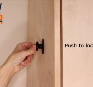 Murphy Bed Cabinet Lock Mechanism is specifically Designed to Lock The Bed Frame on Any Compatible Murphy Bed so it Cannot Easily be Opened unintentionally