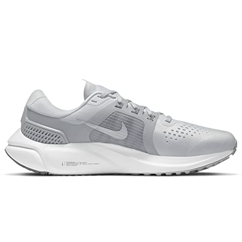 Nike Women's Air Zoom Vomero 15 Running Shoe, Pure Platinum/Metallic Silver, 9.5 M US