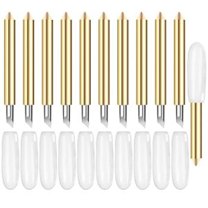 10 pcs premium fine point blade, aunkzl replacement blades compatible with exploreair/air 2/air 3/maker/maker 3/expression cutting machines