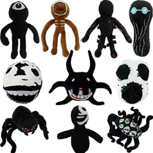 ysnhsye doors plush toy set, terror game friends plush, stuffed plush,gifts for children and friends, halloween (10pcs)