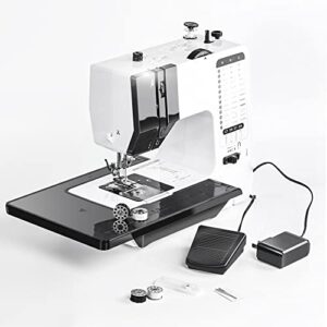 Simfelice Sewing Machine 38 Stitch Applications Electric Mini Sewing Machine for Beginners with LED Light & Extension Table Perfect Kids Sewing Machine for DIY Sewing Projects Stitching Machine for Home