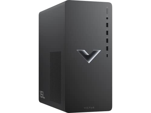 HP Victus 15L Gaming Desktop Computer AMD Octa-Core Ryzen 7 5700G Processor (Beats i7-10700) 32GB RAM 1TB SSD AMD Radeon RX 6600XT 8GB Graphic (>NVIDIA RTX 3060) USB-C DiplayPort Win11 + HDMI Cable