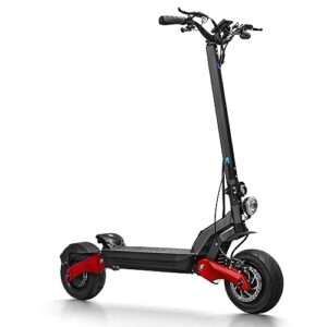 varla eagle one pro electric scooter, dual 1000w motor, up to 45 miles range, 45 mph, 60v 27ah lithium-ion battery, 11" tires, dual hydraulic brake plus abs system, dual suspension e-scooter