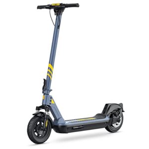 hurtle folding electric scooter - 10” honeycomb tires, 25 miles range, 19 mph max speed, 500w 36v brushless motor escooter with app control, e-abs front drum & rear disc brakes, e-scooter for adult