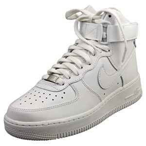 nike women's air force 1 high triple white white/white-white (dd9624 100) - 7.5