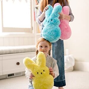 Animal Adventure | Shaggy Bunny Peeps | 15” Collectible Plush | Yellow