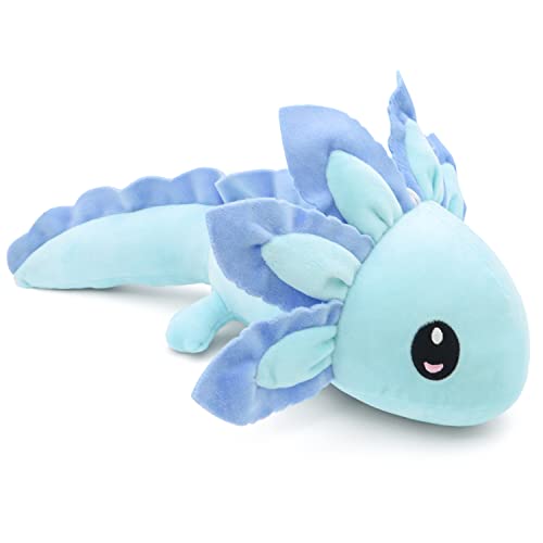 Axolotl Plush Toy,Soft Cute Axolotl Stuffed Animal Salamander Axolotl Plush Doll Gifts for Boys Girls (Blue)