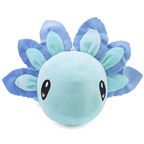 Axolotl Plush Toy,Soft Cute Axolotl Stuffed Animal Salamander Axolotl Plush Doll Gifts for Boys Girls (Blue)