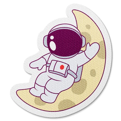 Fidget Stickers Textured Astronaut Sensory Strips for Anxiety and Calm for Kids Adults Desks School Classroom with Reusable Adhesive Large 3 inches (Set of 24)