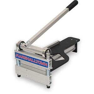 marshalltown ultra-lite flooring cutter 9", cuts vinyl plank, laminate, engineered hardwood, siding, and more - honing stone included, made in the usa
