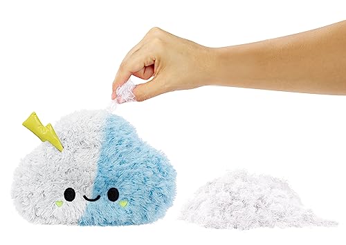 Fluffie Stuffiez Cloud Small Collectible Feature Plush - Surprise Reveal Unboxing with Huggable ASMR Fidget DIY Fur Pulling, Ultra Soft Fluff