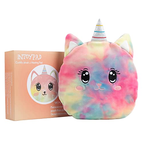 Intoypad Unicorn Microwavable Heating Pads for Pain Relief, Cramps, and Menstruation with Lavender Scent