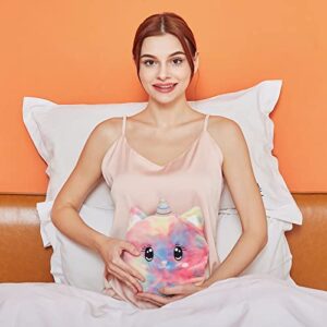 Intoypad Unicorn Microwavable Heating Pads for Pain Relief, Cramps, and Menstruation with Lavender Scent