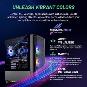 Skytech Gaming Shadow Gaming PC Desktop – AMD Ryzen 7 5700X 3.4 GHz, NVIDIA RTX 3060, 1TB NVME SSD, 16GB DDR4 RAM 3200, 600W Gold PSU, 11AC Wi-Fi, Windows 11 Home 64-bit