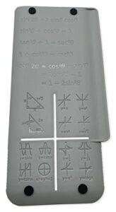 ti-84 plus ce replacement sliding cover for texas instruments graphing calculator (ti-84 plus ce, gray)