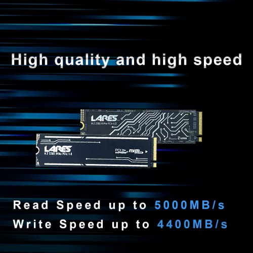 LEVEN JPS800 1TB PCIe Gen4 Speed up to 5,000MB/s 3D NAND NVMe M.2 SSD with Thermal Pad and Heat Sink