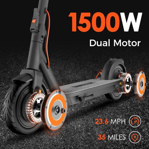 Scooter for Hilly Area Riders, Dual Motor Inmotion Climber Electric Scooter for Adults