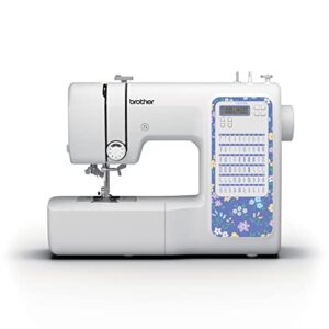 brother cp2160l computerized sewing machine with 60 built -in stitches, lcd display, 7 included feet, lavender floral