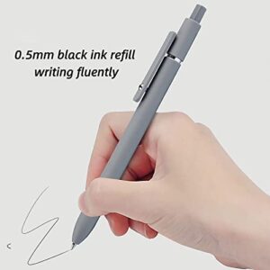 YOXMJDB Gel Pens, 5 Pcs 0.5mm Fine Point Smooth Writing Pens Japanese Cute Pens, High-End Series Black Ink Pens for Journaling Note Taking, School Office Supplies for Women Men (5 Pcs Morandi)