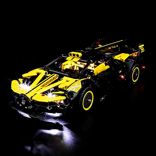 LIGHTAILING Light for Lego-42151 Bugatti Bolide - Led Lighting Kit Compatible with Lego Building Blocks Model - NOT Included The Model Set