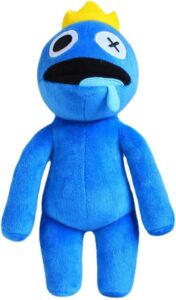 branden's bodega rainbow friends plush toy, rainbow friends, toy from rainbow friends plushies, toy gift for adults and children, blue, green, yellow, pink (blue)