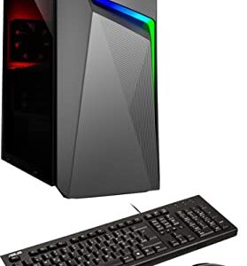 ASUS ROG Strix G10DK Gaming Desktop PC (AMD Ryzen 7 5700G 8-Core, 16GB RAM, 2TB PCIe SSD + 2TB HDD (3.5), GeForce RTX 3060 12GB, RJ-45, AC WiFi, BT 5.1, 3 Display Port, Win 11 Home) (Renewed)