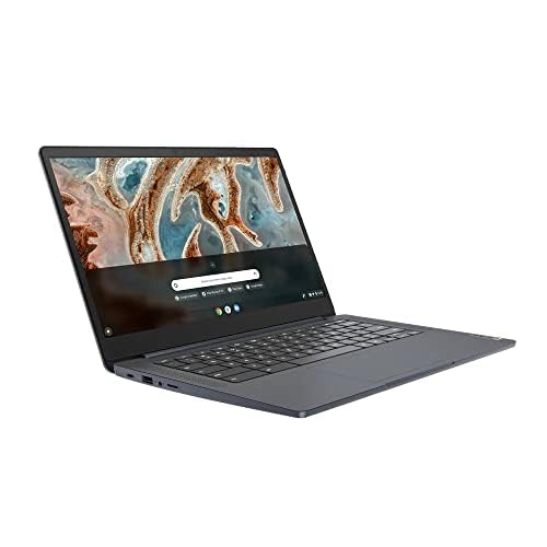 Lenovo IdeaPad 3 Chrome 14M836 14" HD Chromebook MediaTek MT8183 4GB RAM 64GB eMMC 5.1 microSD Card Reader Abyss Blue Chrome OS (Renewed)