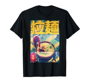 ramen cyberpunks vaporwave japanese anime & manga art t-shirt