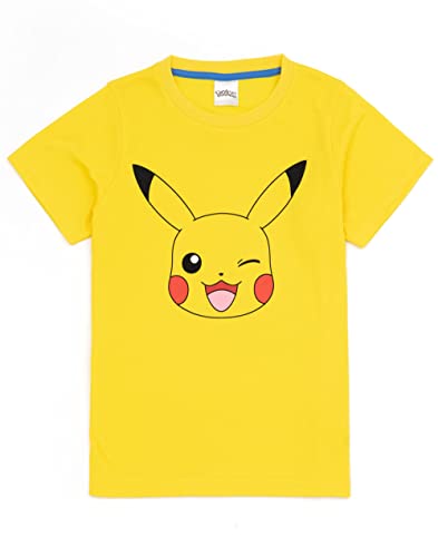 Pokemon Boys 2 Pack Pyjamas Kids Pikachu Bulbasaur Charmander Squirtle T-Shirts Shorts Set Sleepwear Multicolor