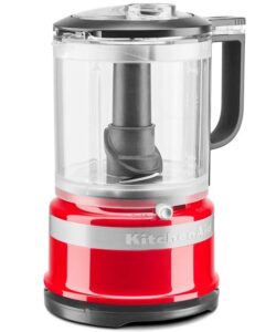 kitchenaid 5-cup one touch food chopper passion red (renewed)